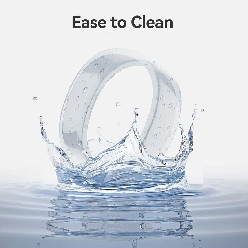 RingConn Silicone Ring Protector for Smart Ring Gen 2 - Ultra-Thin Transparent Elastic Case Smart Ring Fitness, Outdoor Camping (Size S for 6/7/8) - Image 4